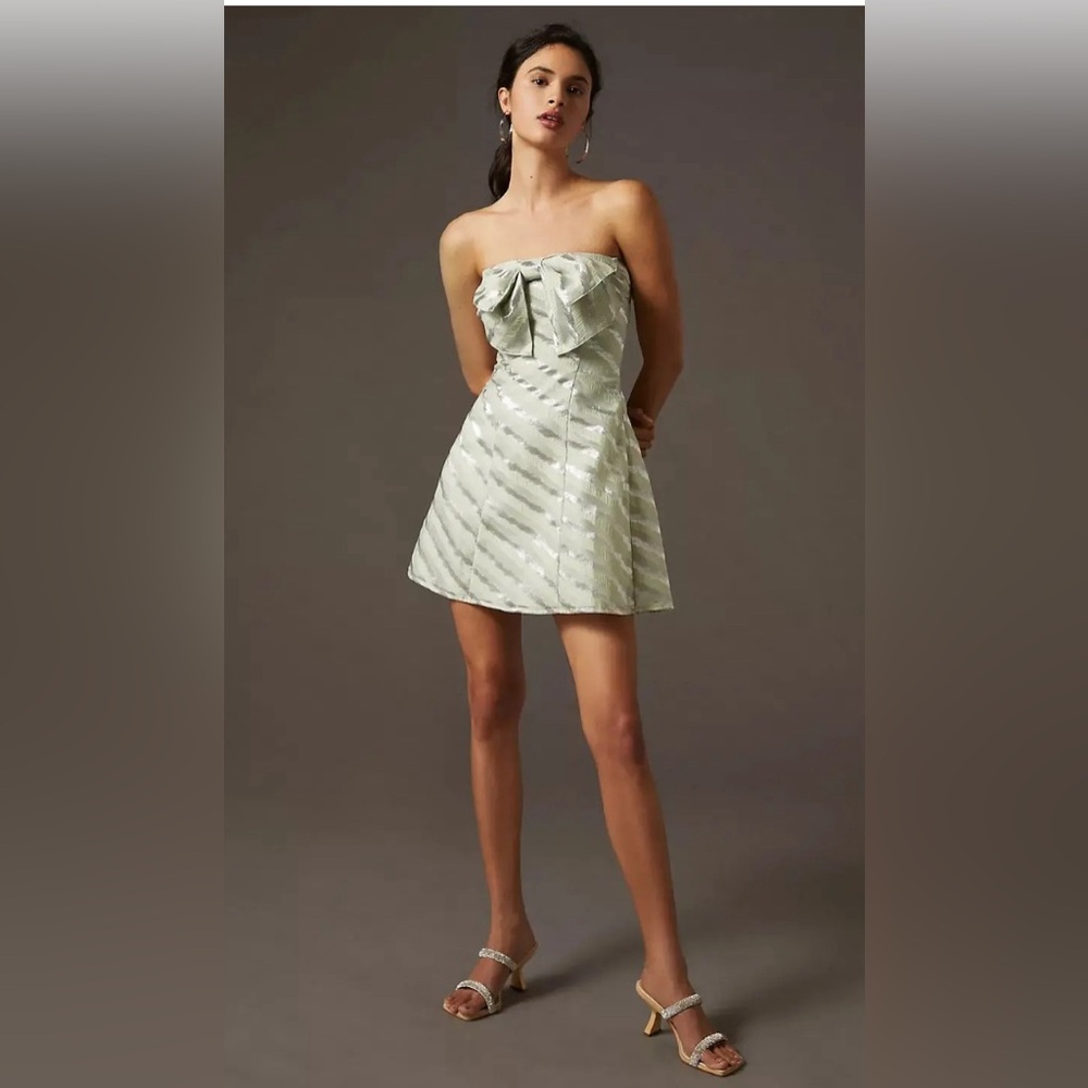 NWT Anthropologie Bow-Tie Tube Dress
Eva Franco mint size 8 - Picture 4 of 9